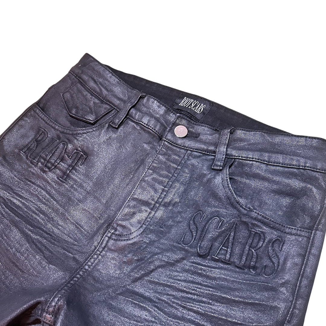 Wax Coated Denim Pants / CORE