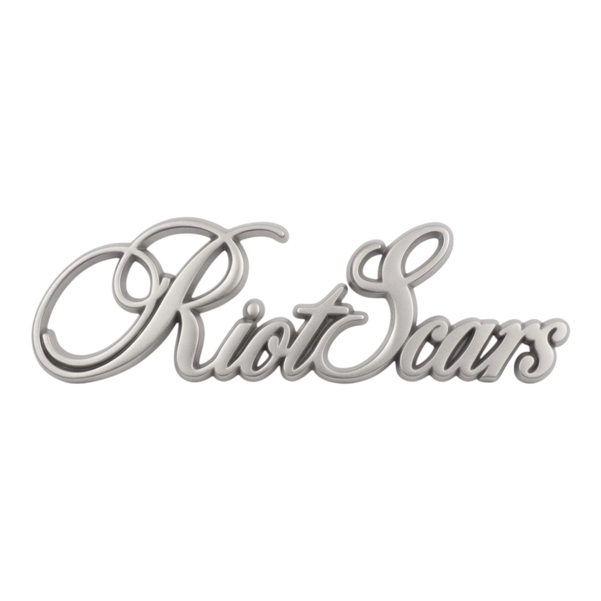 RS logo brooch (silver)