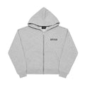 RS logo zip hoodie (gray)