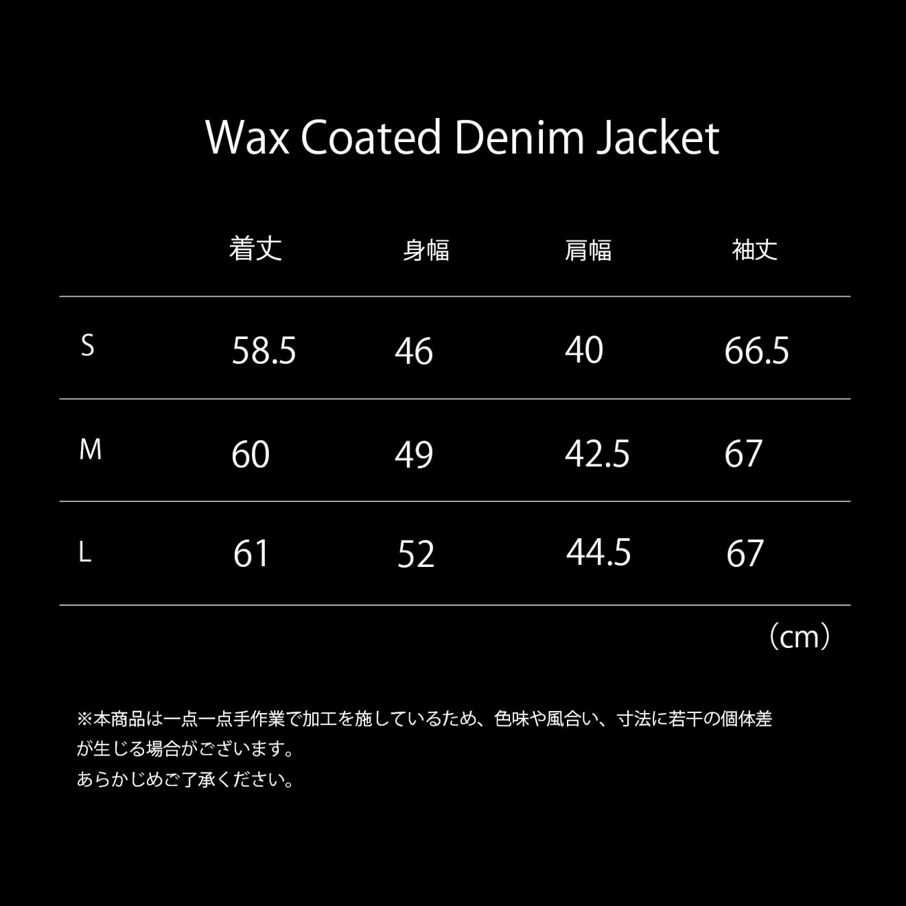 Wax Coated Denim Jacket / CORE